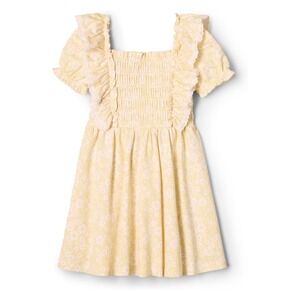 Sofia Grainge Toddler Girls Yellow Floral Smocked Dress 2T